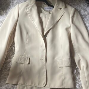 Calvin Klein Women's Cream Suit